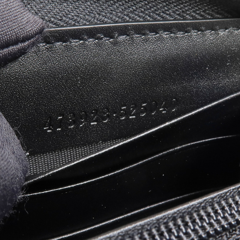 GUCCI 牛皮皮革Long wallet銀扣長錢包-11