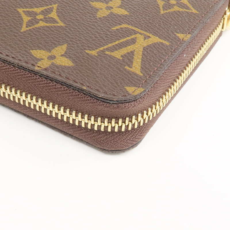 LOUIS VUITTON Monogram Zippy Long Wallet金扣長錢包-9