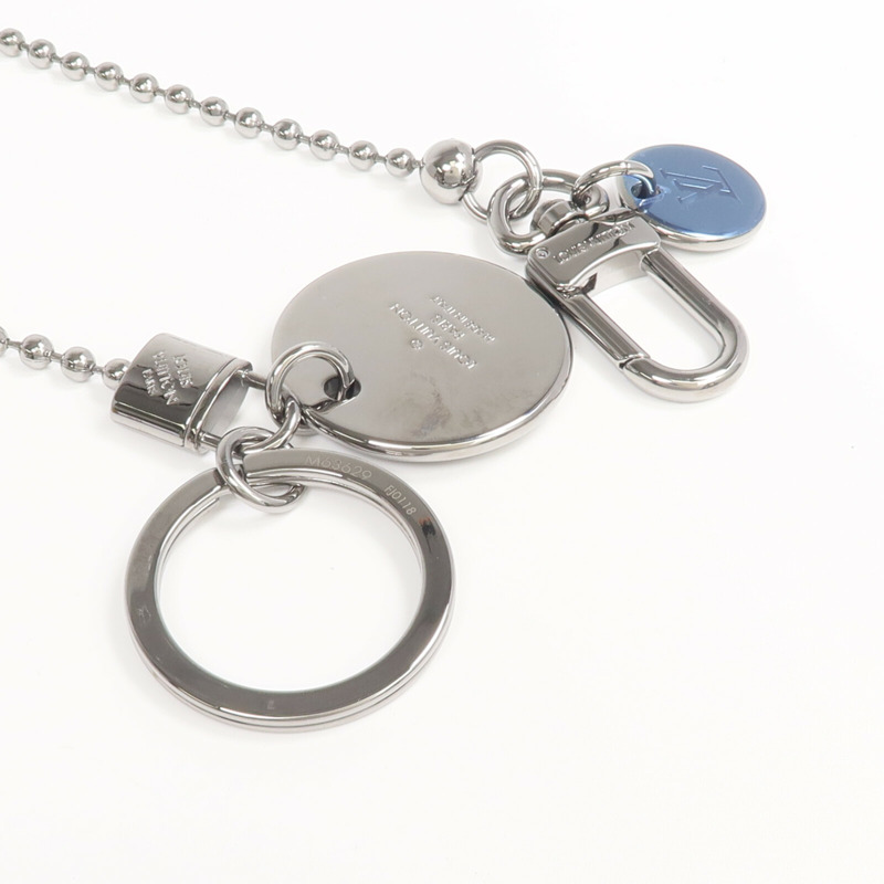 LOUIS VUITTON 金屬/Monogram Eclipse Portecle Chaine Monogram ID錢包鏈-4