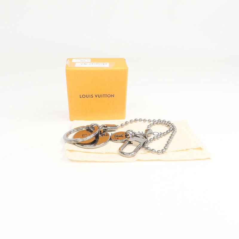 LOUIS VUITTON 金屬/Monogram Eclipse Portecle Chaine Monogram ID錢包鏈-5