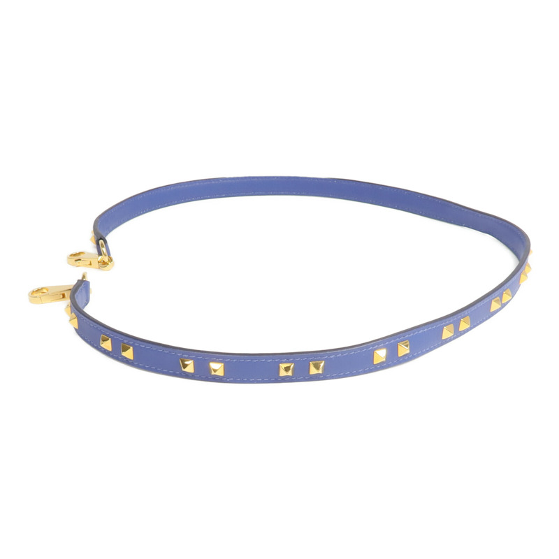 HERMES Vache Liegee皮革Mini Dog Bag Shoulder Strap金扣肩帶Bleu Brighton-1