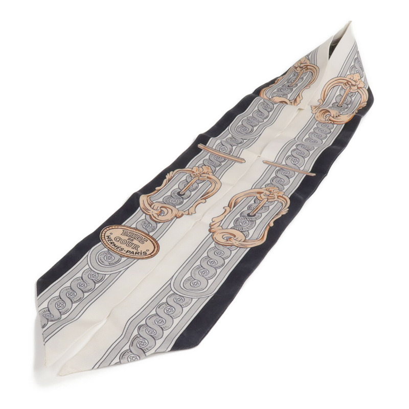 HERMES 絲質Twilly絲巾-2
