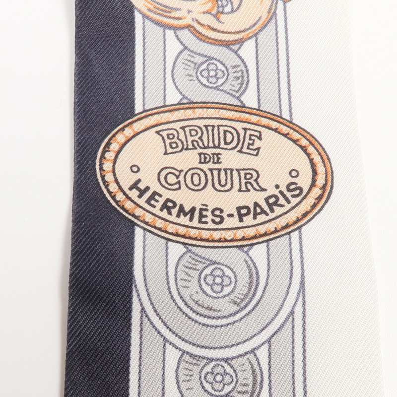 HERMES 絲質Twilly絲巾-4