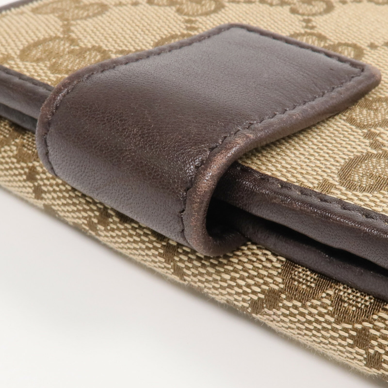 GUCCI 帆布Wallet金扣錢包-6