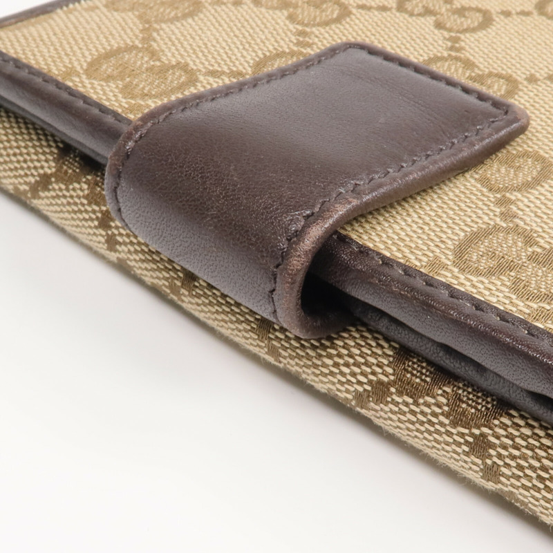 GUCCI 帆布Wallet金扣錢包-13