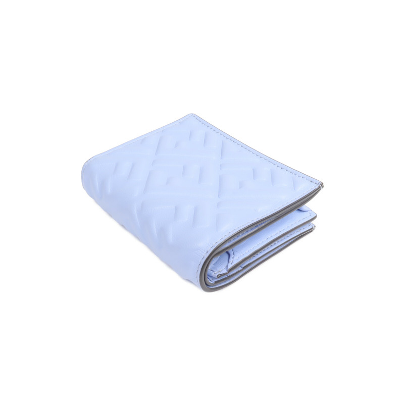FENDI 牛皮皮革Wallet金扣錢包-4