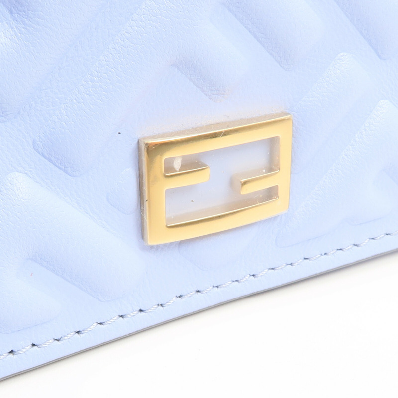 FENDI 牛皮皮革Wallet金扣錢包-13