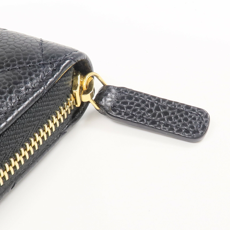 CHANEL 牛皮皮革Card/Coin Case金扣零錢包/卡片套-7