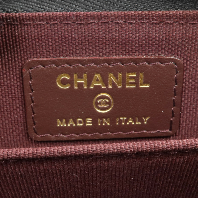 CHANEL 牛皮皮革Card/Coin Case金扣零錢包/卡片套-9