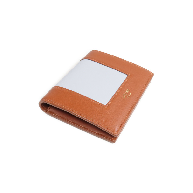 CELINE 牛皮皮革Wallet金扣錢包-3