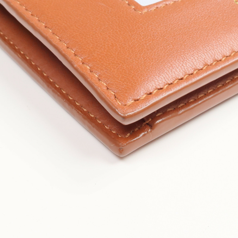 CELINE 牛皮皮革Wallet金扣錢包-11