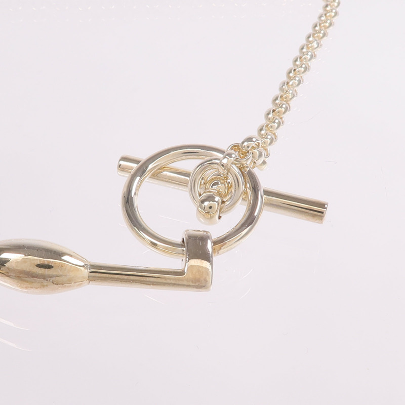 HERMES 925純銀Mors de Bride項鍊-4