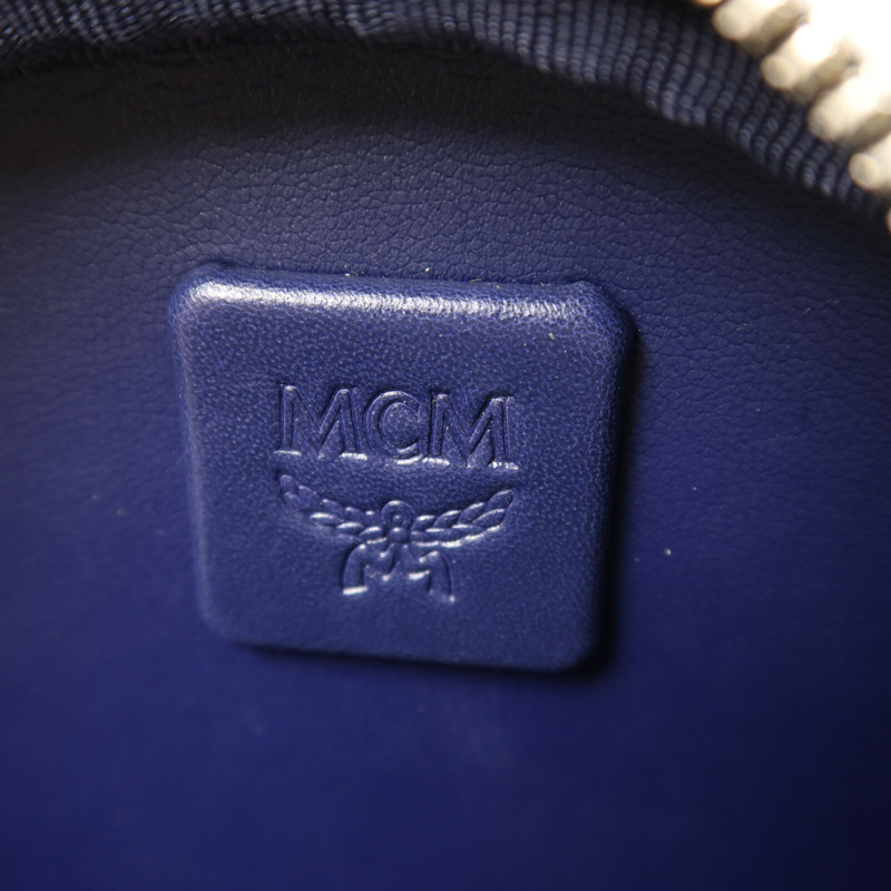 MCM 塗屠帆布Backpack銀扣背包-5