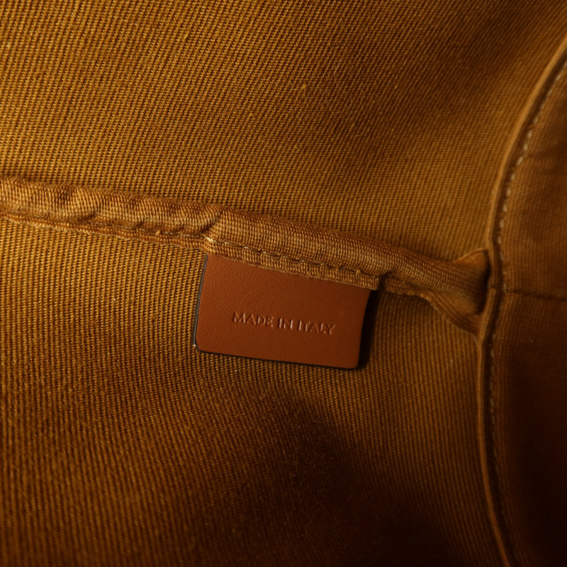 CELINE 塗層帆布Triomphe Bucket金扣肩背袋-6