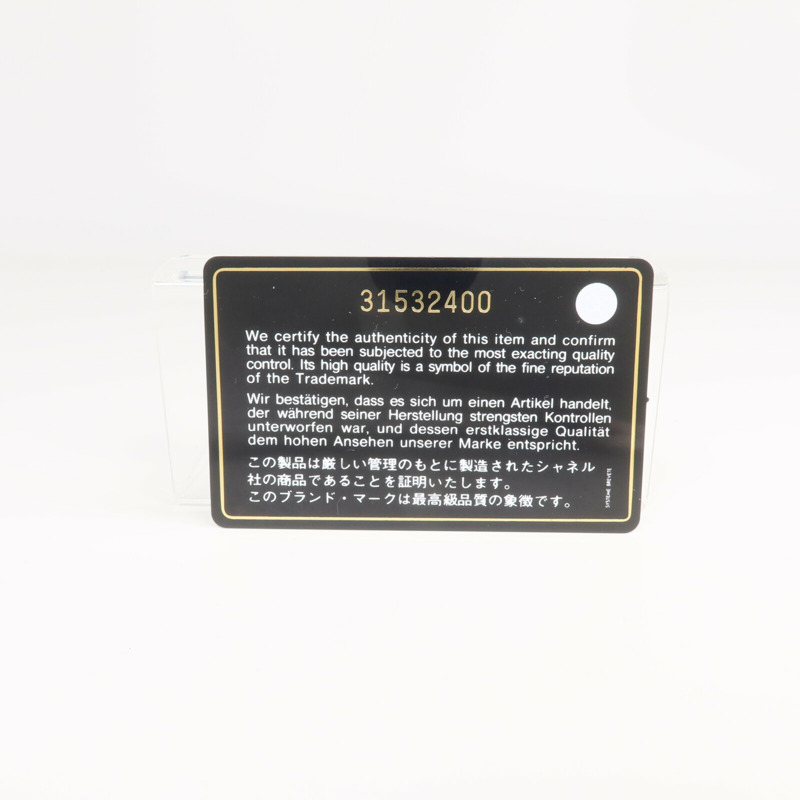 CHANEL 牛皮皮革Wallet金扣錢包-17