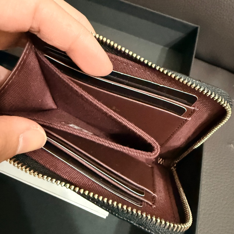 Chanel🔥L型 短夾 錢包 🔥全新全配-6