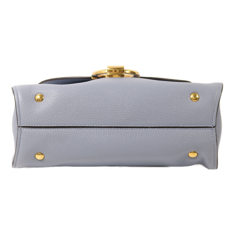 Salvatore Ferragamo 牛皮皮革Shoulder Bag金扣手挽肩背兩用袋-3