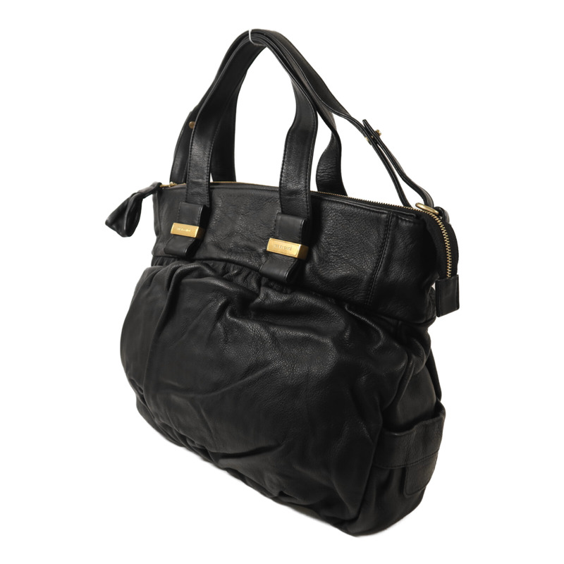 SEE BY CHLOE 牛皮皮革Shoulder Bag金扣手挽肩背兩用袋-2