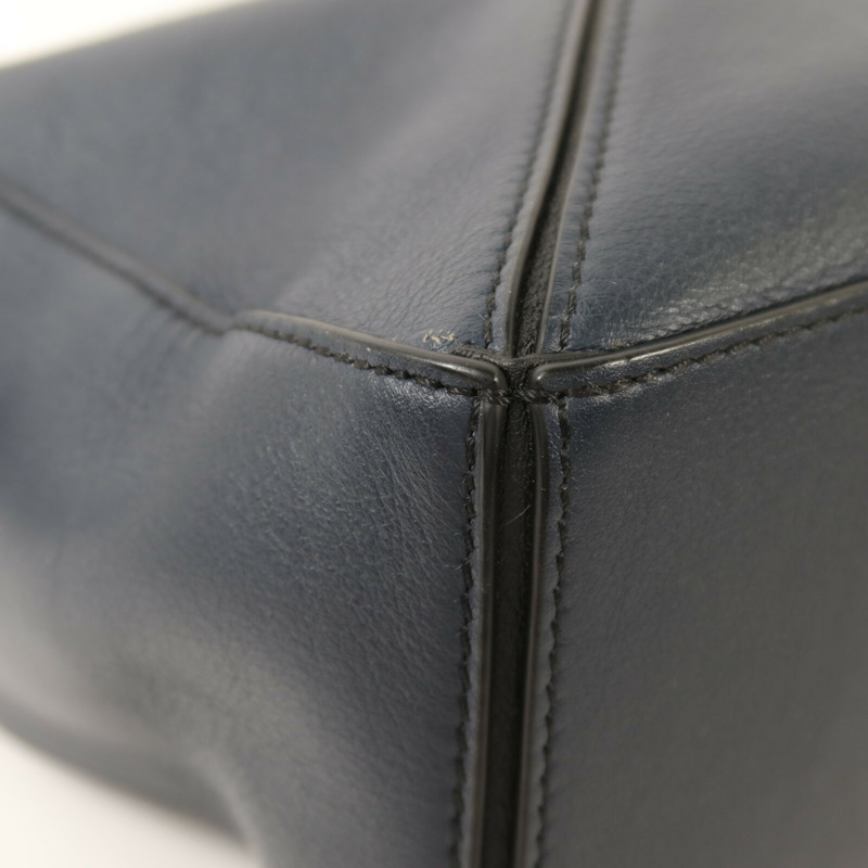 LOEWE 牛皮皮革Puzzle Small金扣手挽肩背兩用袋-13