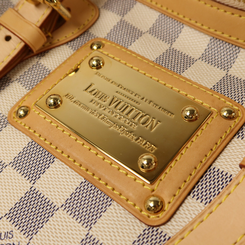 LOUIS VUITTON Damier Azur Berkeley金扣手挽袋-8