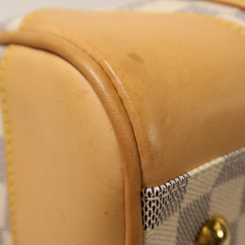 LOUIS VUITTON Damier Azur Berkeley金扣手挽袋-12