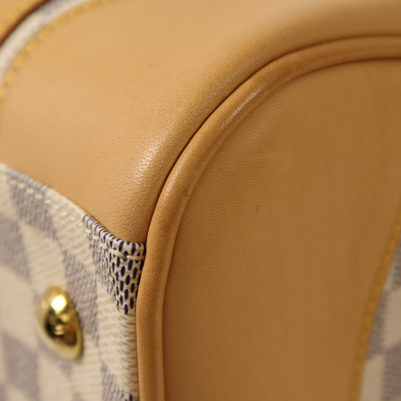LOUIS VUITTON Damier Azur Berkeley金扣手挽袋-13