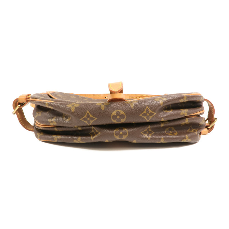 LOUIS VUITTON Monogram Saumur 30金扣肩背袋-3