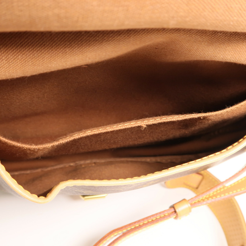 LOUIS VUITTON Monogram Saumur 30金扣肩背袋-5