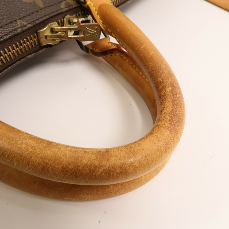 LOUIS VUITTON Monogram Keepall 55金扣手挽肩背兩用袋-14