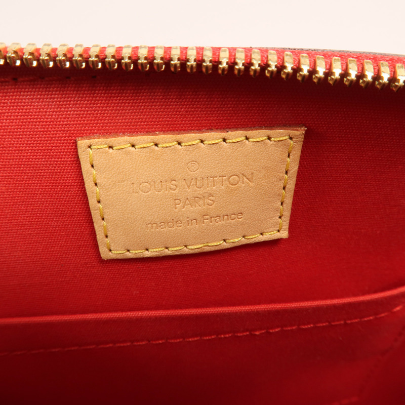 LOUIS VUITTON Monogram Vernis Alma BB金扣手挽肩背兩用袋-5