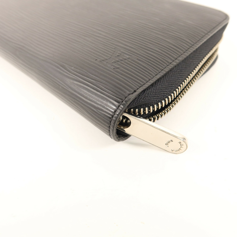 LOUIS VUITTON Epi Zipper Long Wallet銀扣長錢包-9