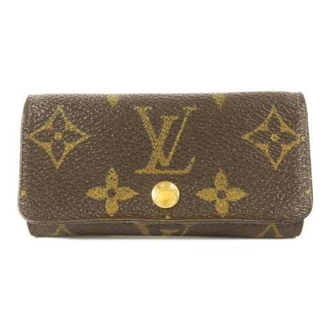 LOUIS VUITTON Monogram 4 Key Holder金扣鎖匙包