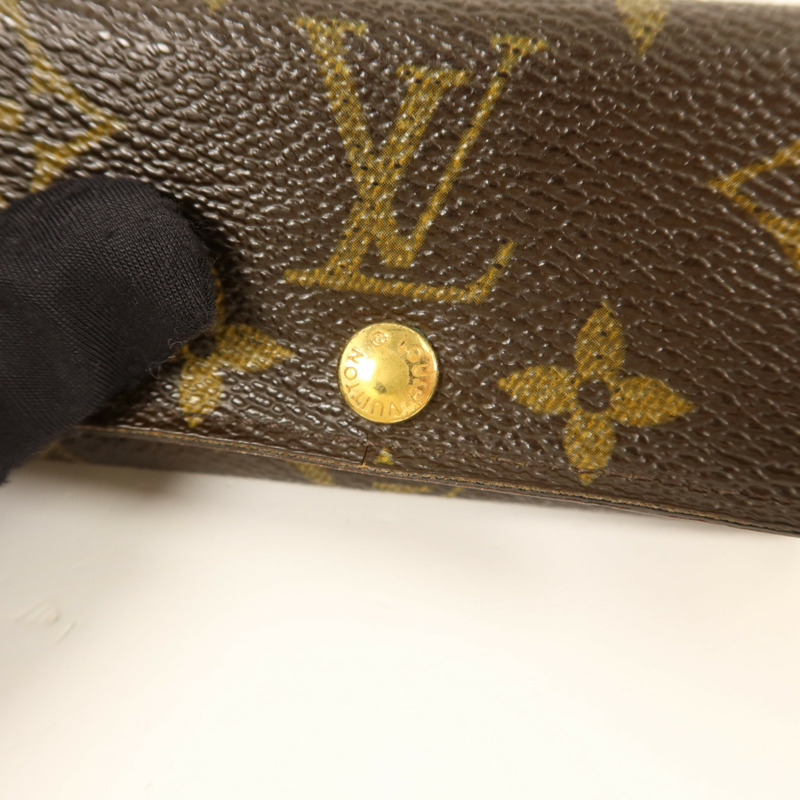 LOUIS VUITTON Monogram 4 Key Holder金扣鎖匙包-9