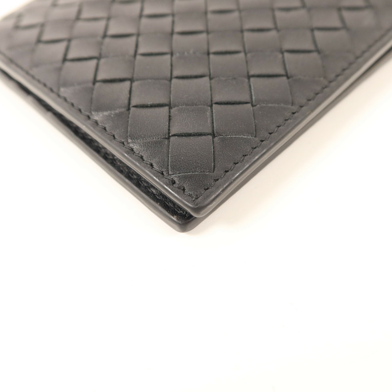 BOTTEGA VENETA 羊皮皮革Bifold Wallet錢包-12