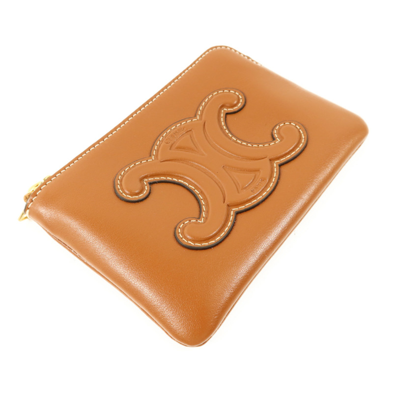 CELINE 牛皮皮革Coin Bag金扣零錢包-2