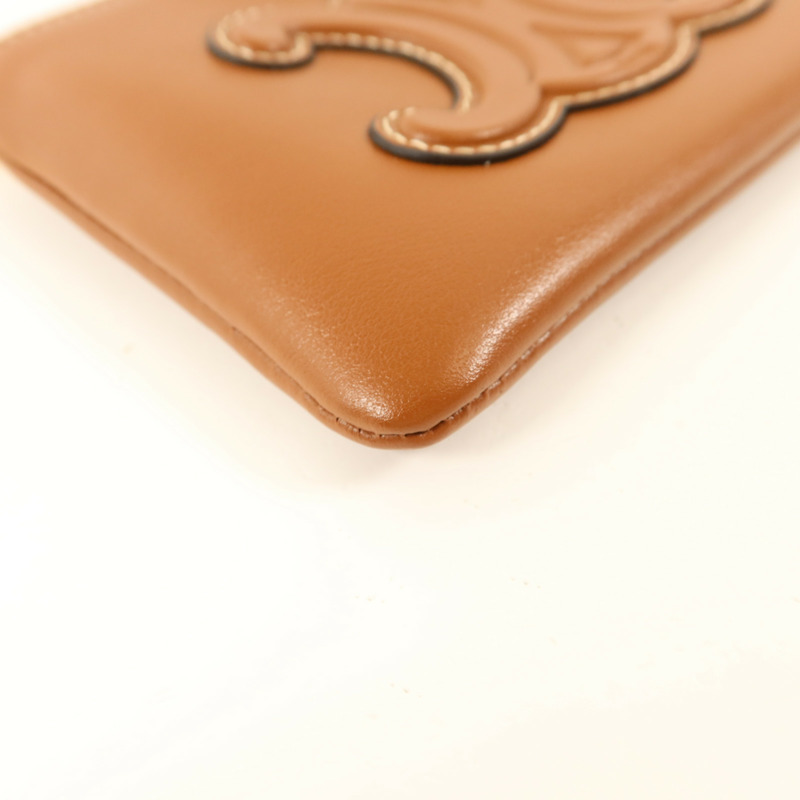 CELINE 牛皮皮革Coin Bag金扣零錢包-12