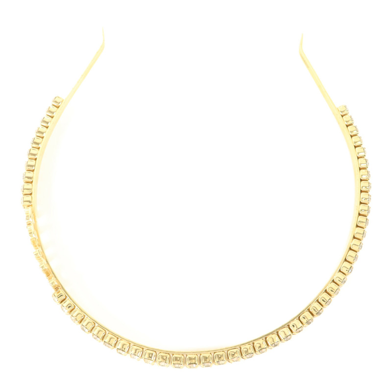 Miu Miu 金屬/水晶Hair Band頭箍-1