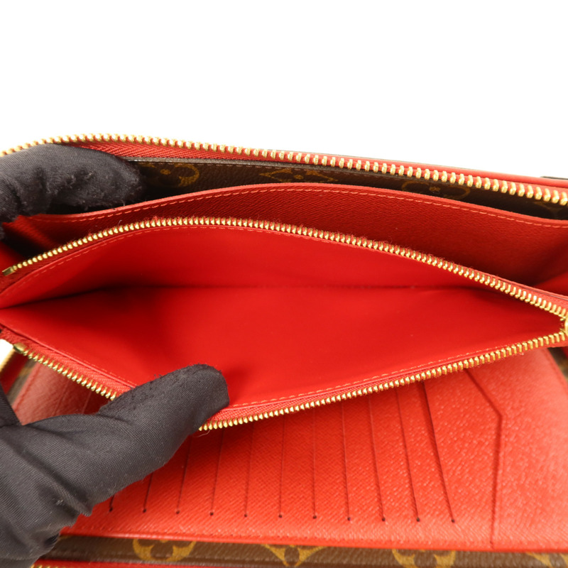 LOUIS VUITTON Monogram Retiro Wallet金扣長錢包-5