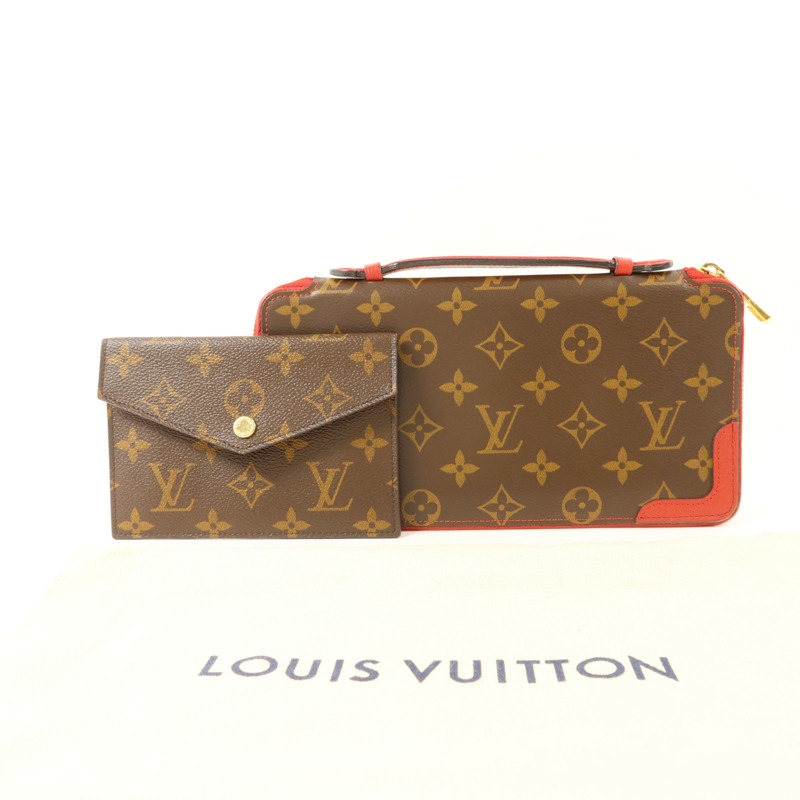 LOUIS VUITTON Monogram Retiro Wallet金扣長錢包-9