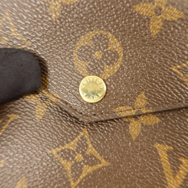 LOUIS VUITTON Monogram Retiro Wallet金扣長錢包-14