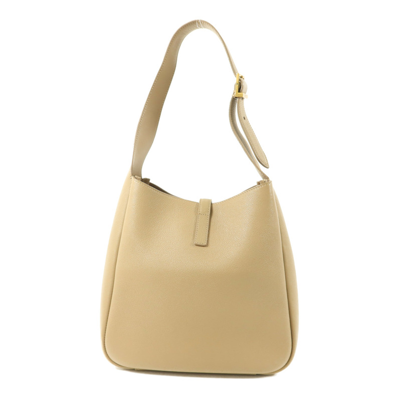 SAINT LAURENT 牛皮皮革LE 5 A 7 Hobo Small金扣肩背袋-1