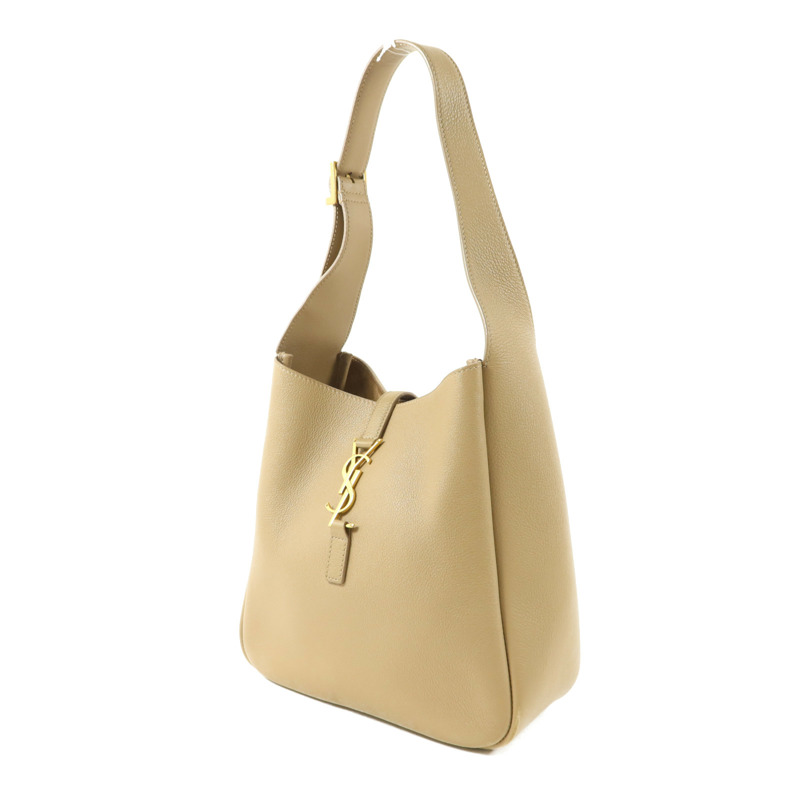 SAINT LAURENT 牛皮皮革LE 5 A 7 Hobo Small金扣肩背袋-2