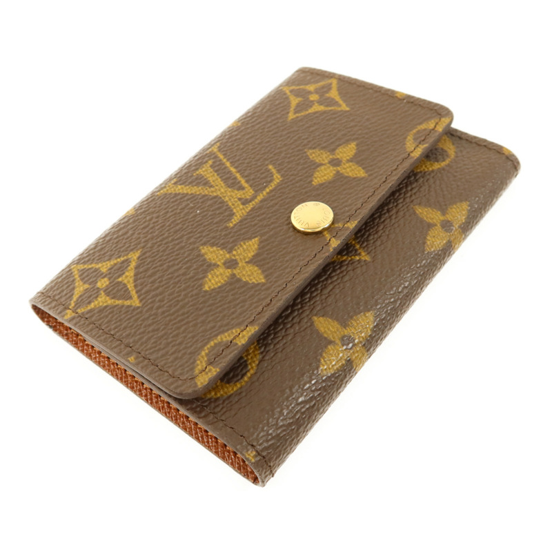 LOUIS VUITTON Monogram 6 Key Holder金扣鎖匙包-2