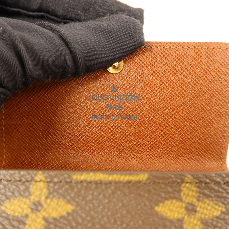 LOUIS VUITTON Monogram 6 Key Holder金扣鎖匙包-6