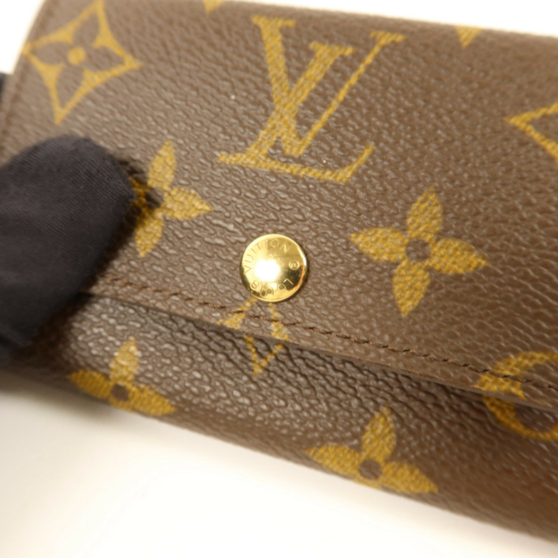 LOUIS VUITTON Monogram 6 Key Holder金扣鎖匙包-9