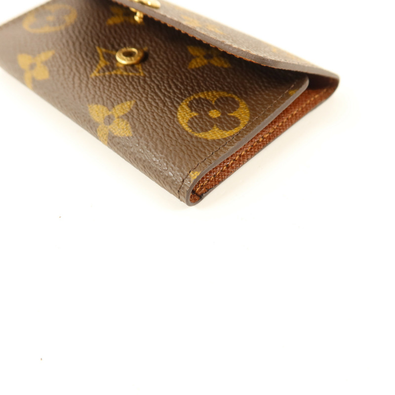 LOUIS VUITTON Monogram 6 Key Holder金扣鎖匙包-10