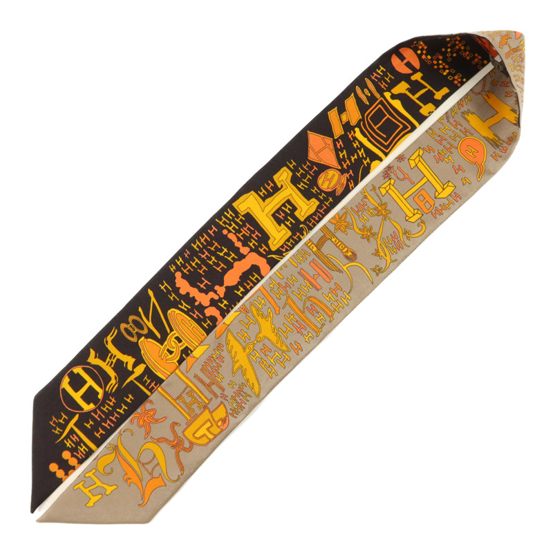 HERMES 絲質Twilly絲巾-2