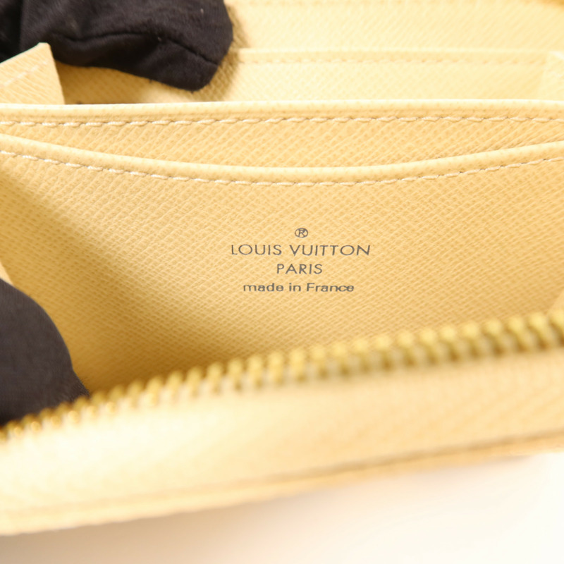 LOUIS VUITTON Damier Azur Coin Purse金扣零錢包-4