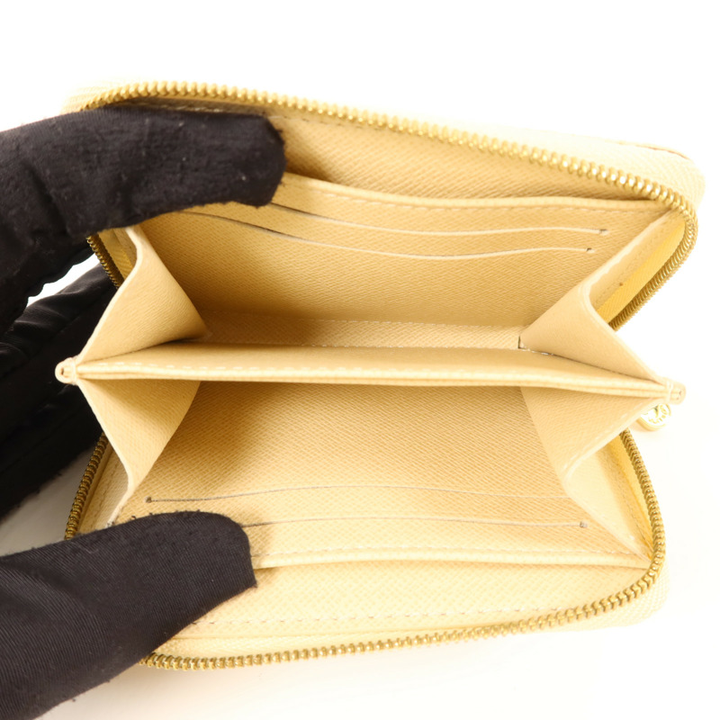 LOUIS VUITTON Damier Azur Coin Purse金扣零錢包-6