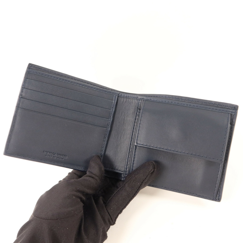 BOTTEGA VENETA 牛皮皮革Bifold Wallet錢包-4